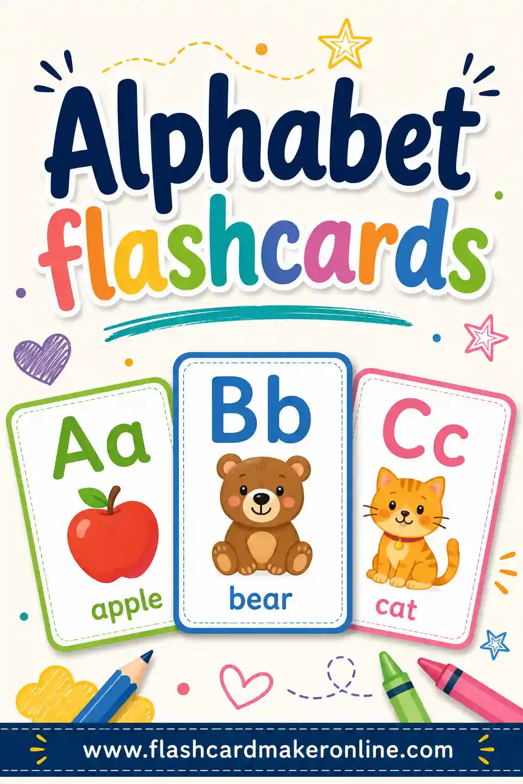 Alphabet Flashcards: Free Printable ABC Cards for Kids