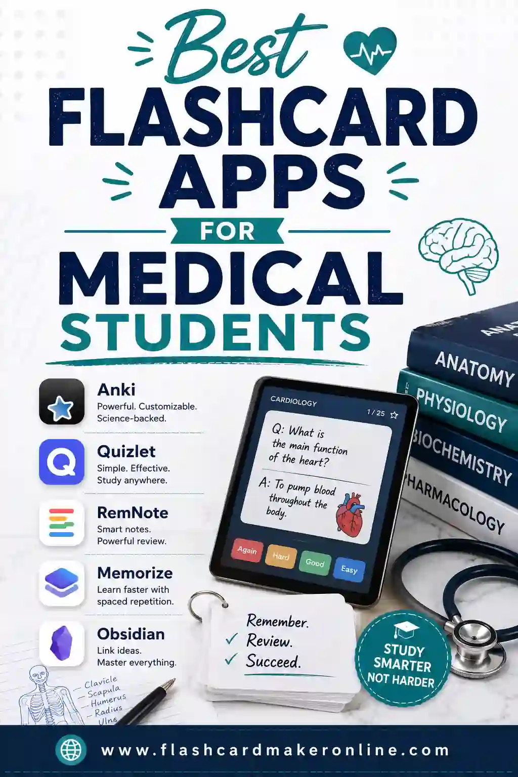 Best Flashcard Apps for Medical Students (2026)