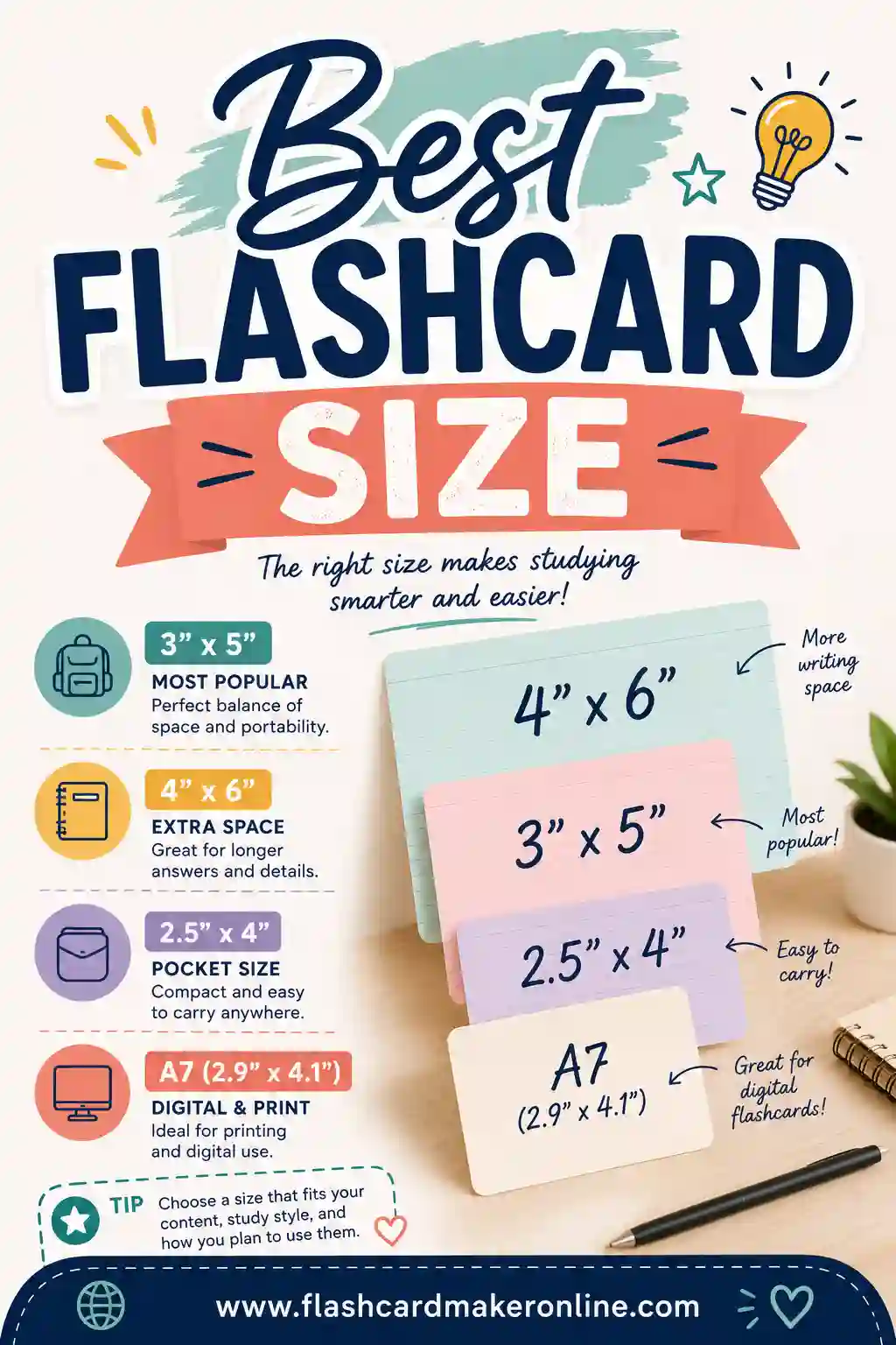 Best Flashcard Size: A Practical Guide to Picking Dimensions