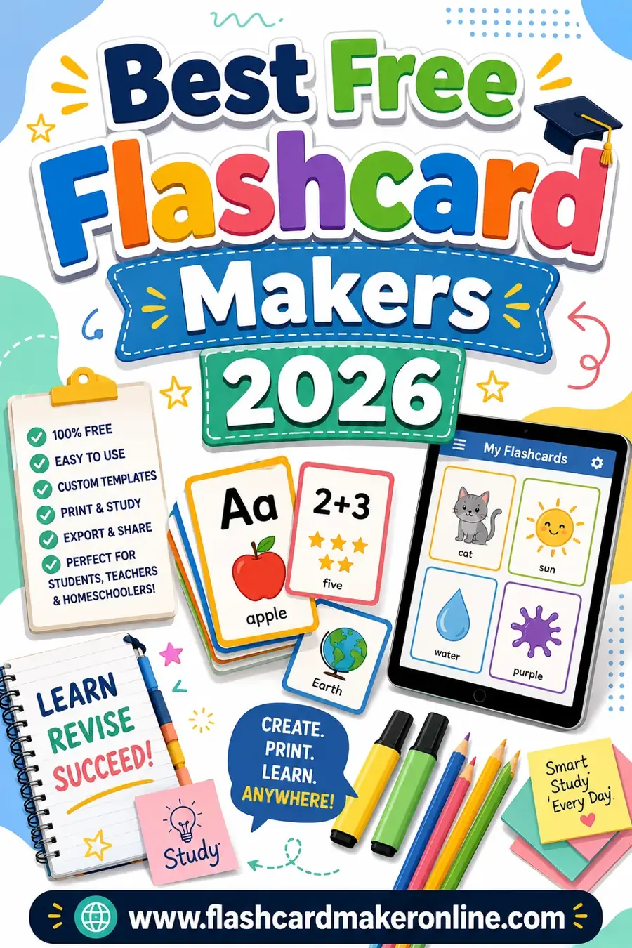 Best Free Flashcard Makers 2026: Top Picks Compared