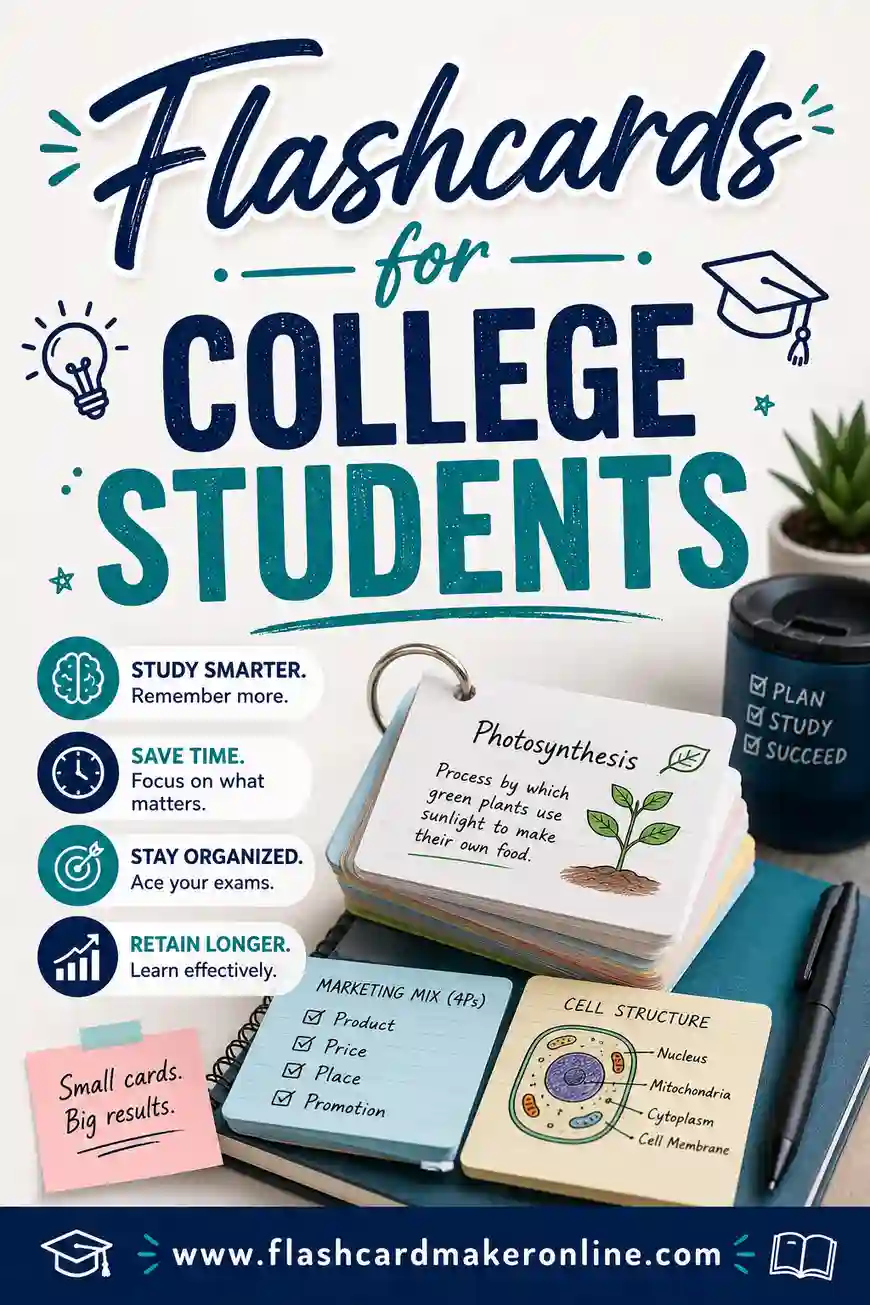 Flashcards for College Students: How to Study Smarter