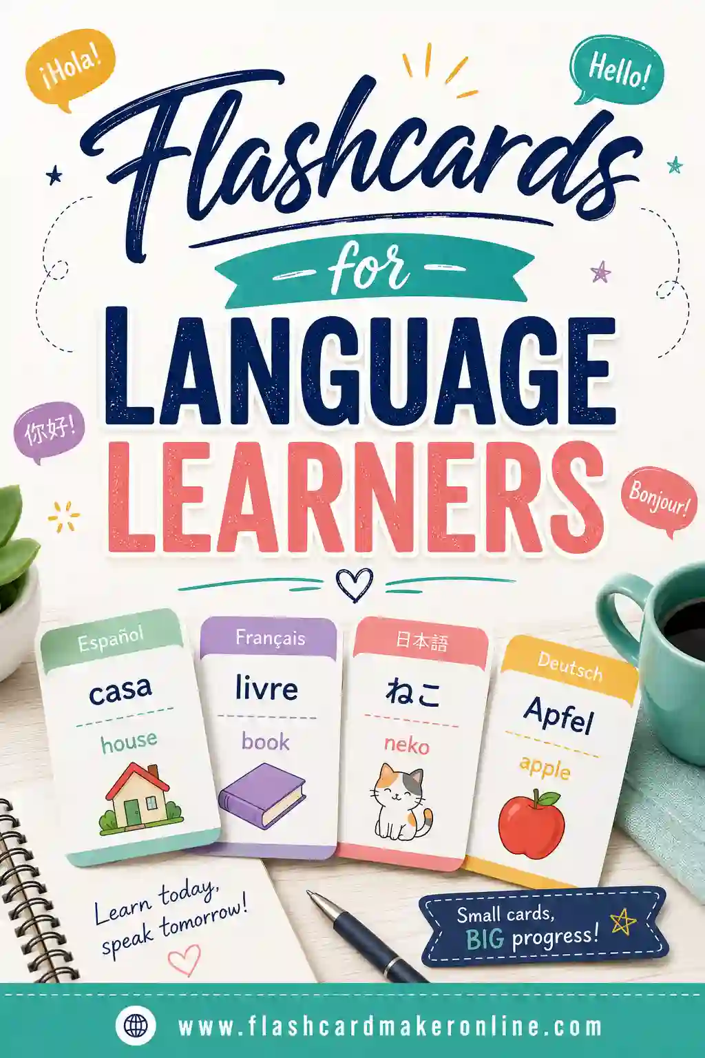 Flashcards for Language Learners: Build Vocabulary Fast