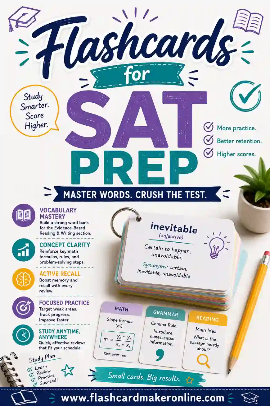 Flashcards for SAT Prep: A Smart Study Guide