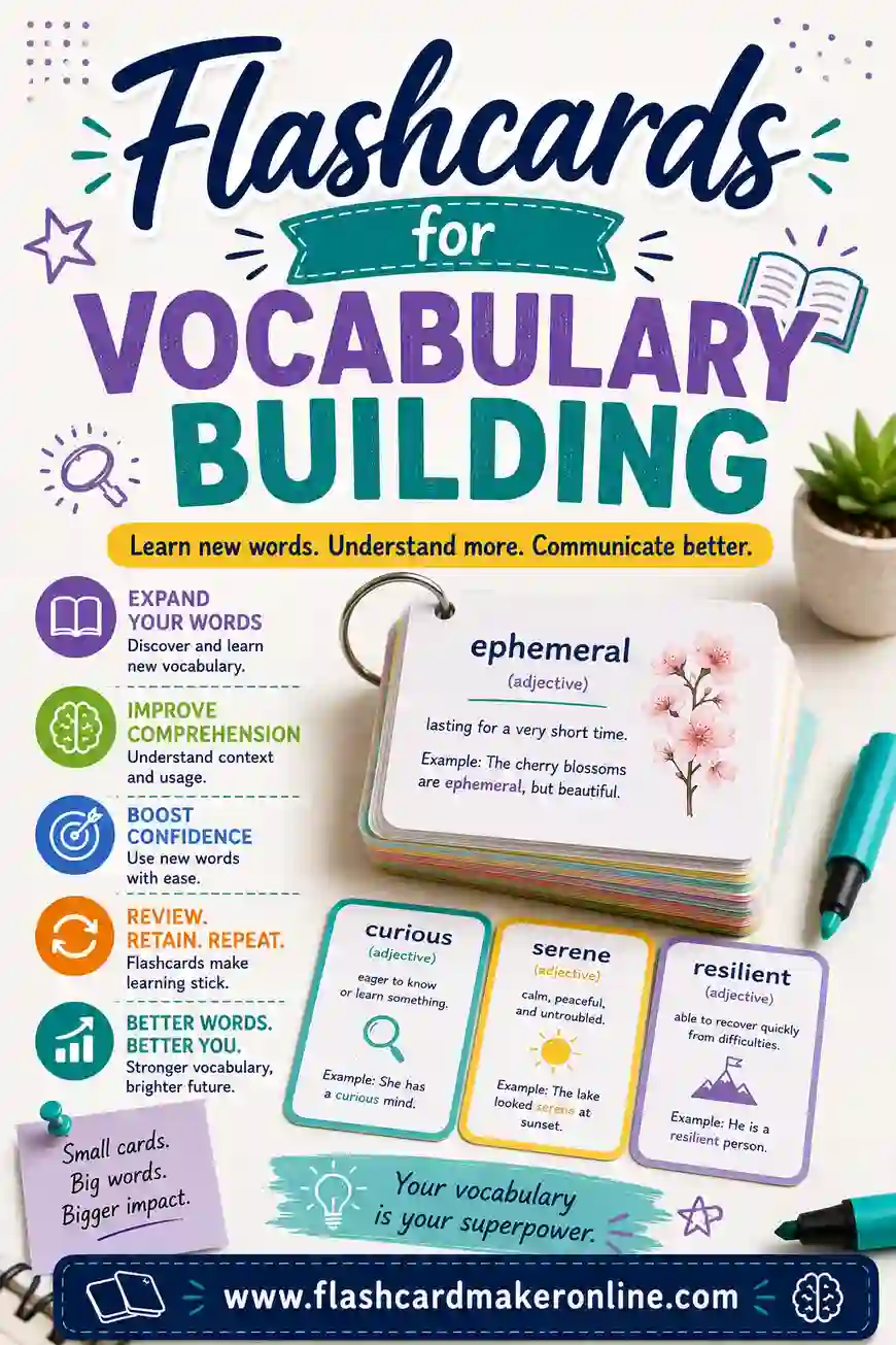 Flashcards for Vocabulary Building: Learn Words That Stick