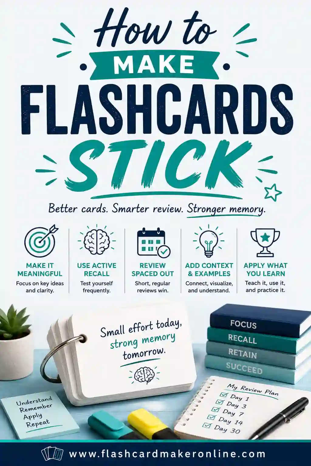 How to Make Flashcards Stick: 9 Rules That Work