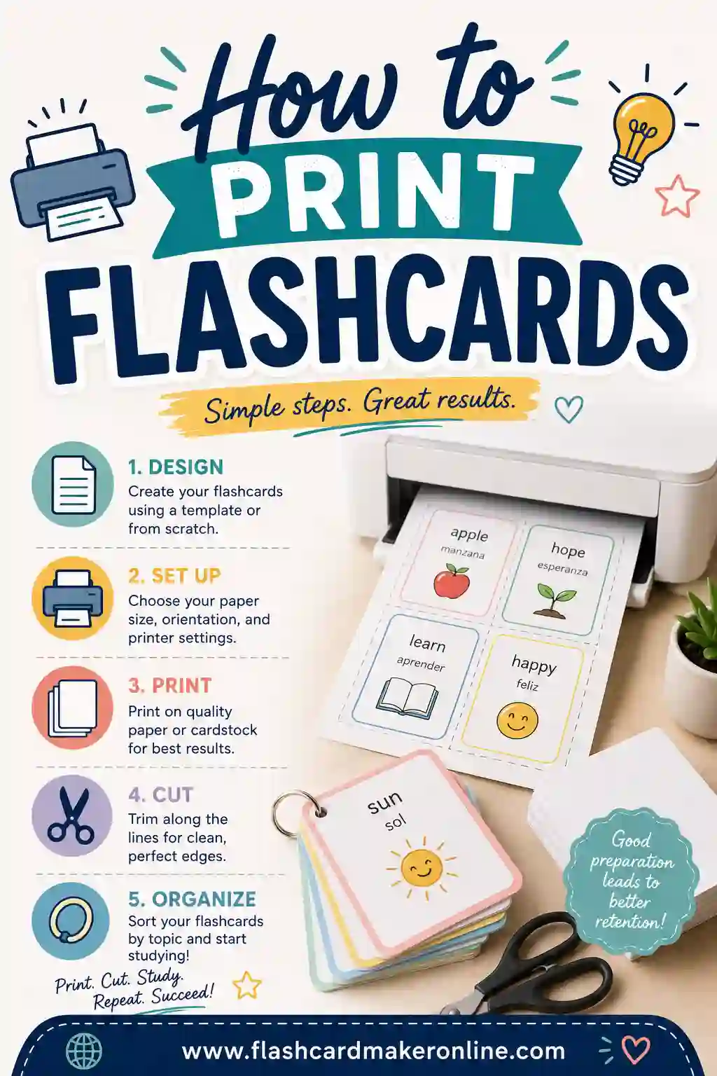 How to Print Flashcards: A Step-by-Step Guide