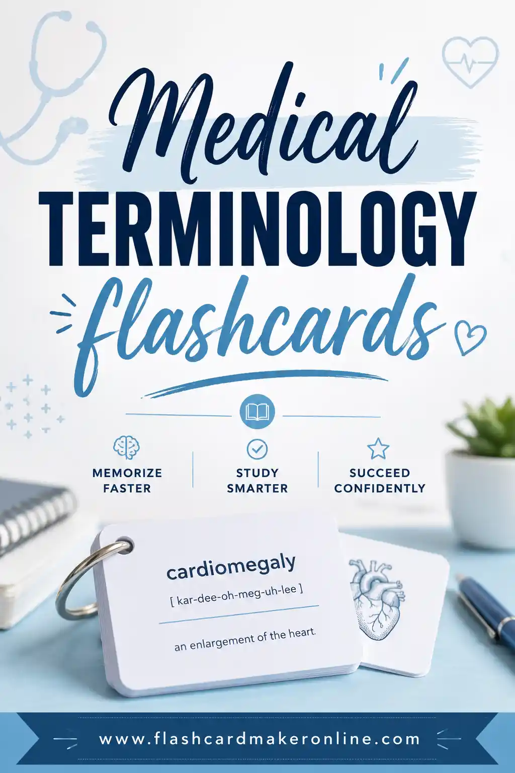 Medical Terminology Flashcards: Free Printable & Customizable