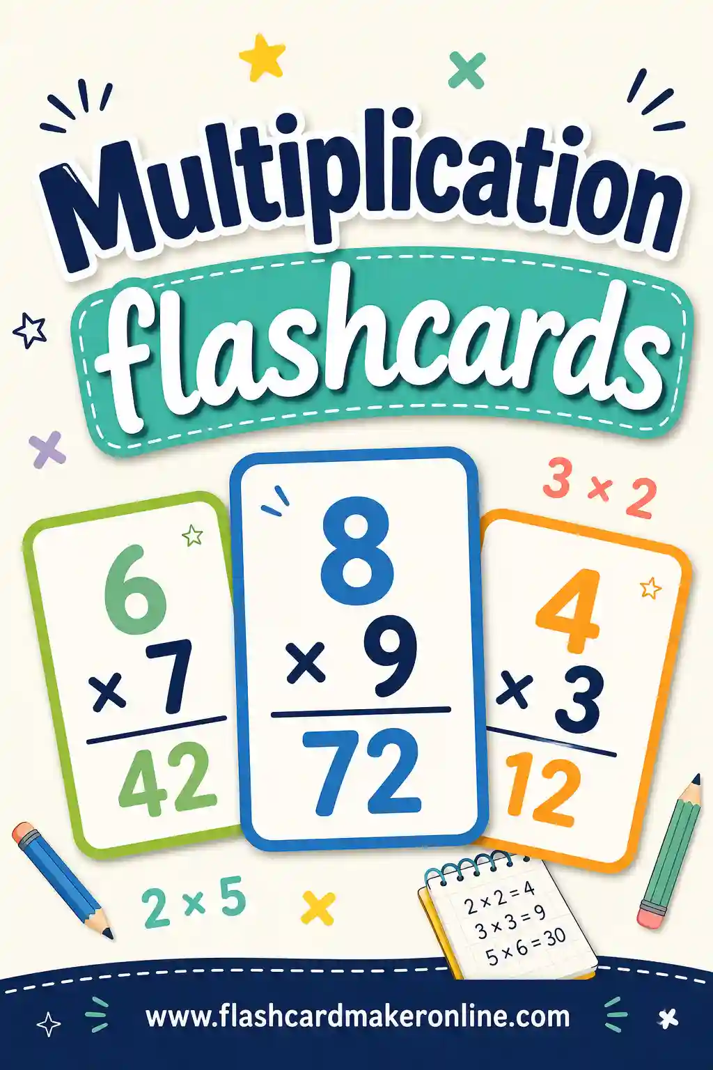 Multiplication Flashcards: Free to Make & Print