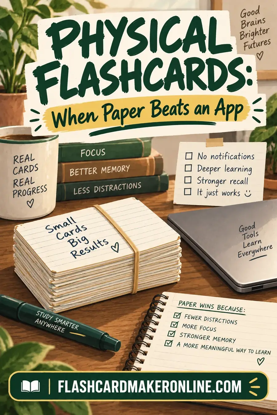 Physical Flashcards: When Paper Beats an App