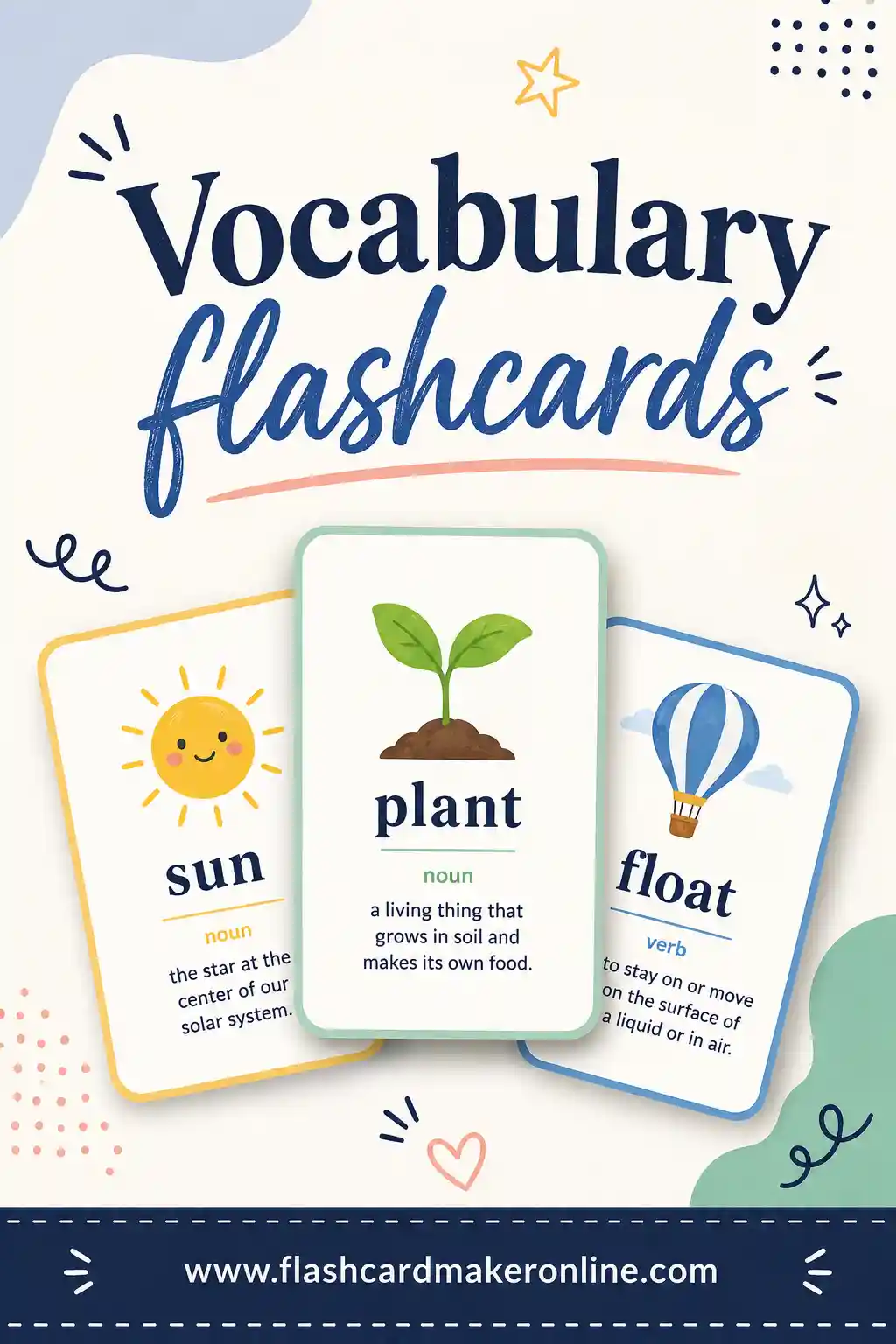 Vocabulary Flashcards: Free to Make, Study & Print